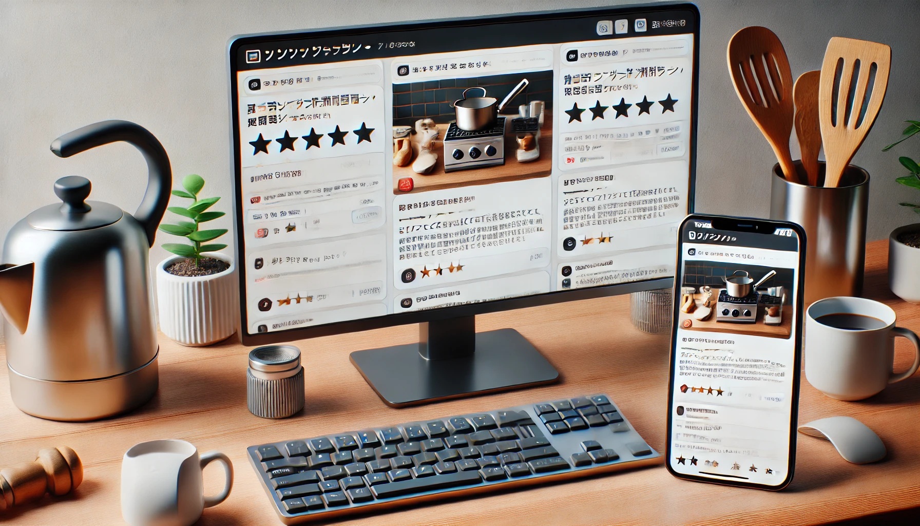 ネットの掲示板や口コミサイトの画面