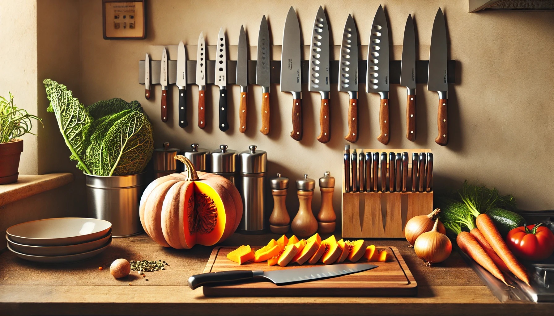 様々な種類の包丁